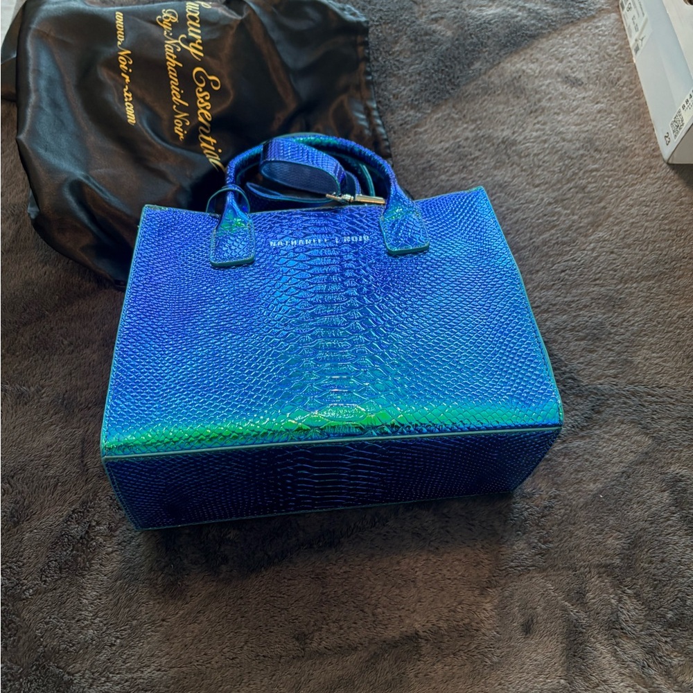 Vibrant Blue and Green Women's Bag